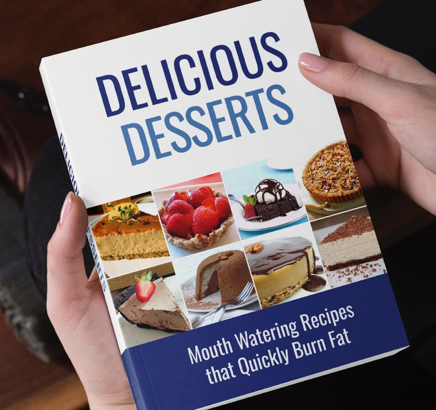 Delicious Desserts recipe book cover