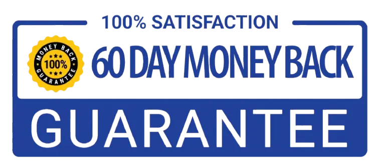 AquaSculpt 60-day money-back guarantee badge